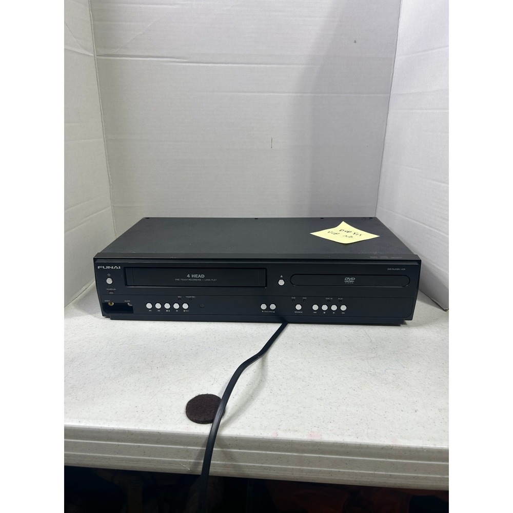 Funai DV220FX4 DVD Player VCR Combo 4-Head VHS Recorder Black FOR REPAIR